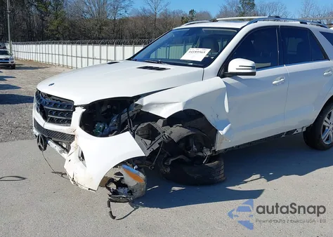 2015 Mercedes-Benz Ml 350 4Matic из США, поврежденный, VIN 4JGDA5HB6FA609397